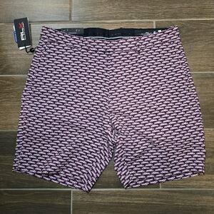 RLX Ralph Lauren Logo Car Tailored Fit Performance Classic Polo‎ Golf Shorts 35
